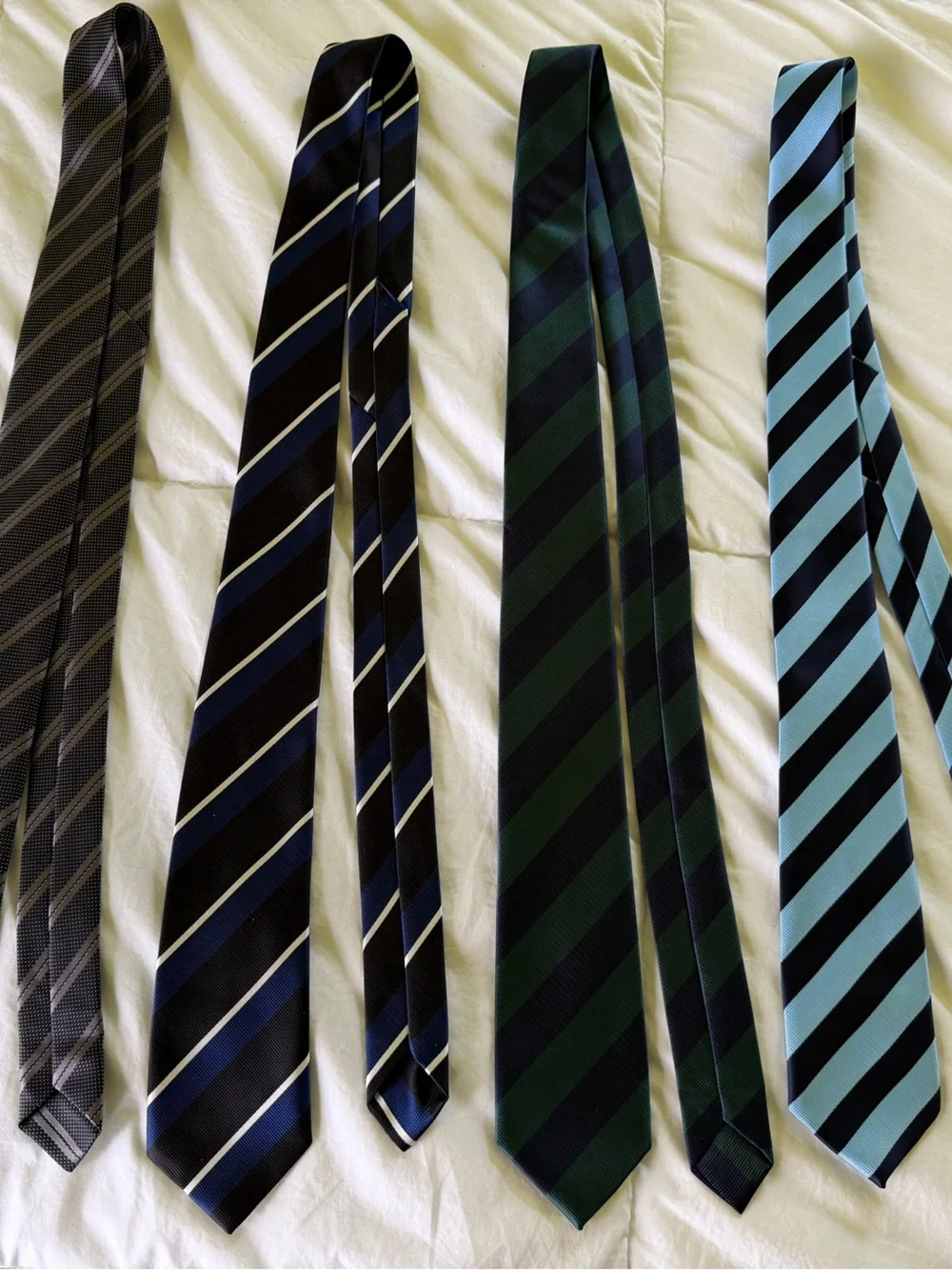 The Children’s Place Set of 4 Striped Boy’s Ties (8-14)